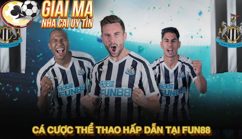 Giao diện cá cược thể thao tại Fun88