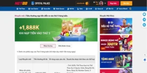 Net88 – Siêu Thưởng Nạp Tiền Thứ 5 Hàng Tuần Tối Đa 1.888k
