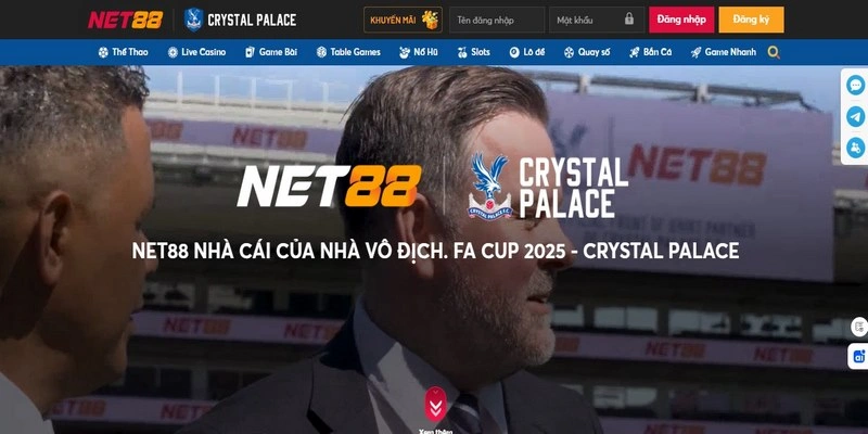 Net88 Là Nhà Tài Trợ Chính Thức Của CLB Crystal Palace 1 Lý do Net88 chọn hợp tác cùng Crystal Palace