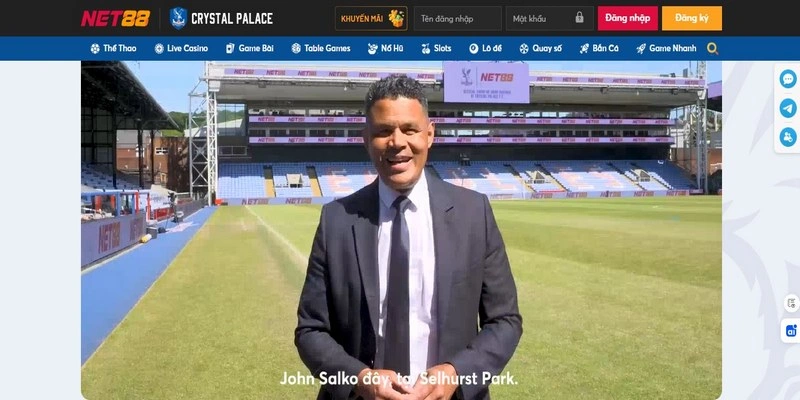 Net88 Là Nhà Tài Trợ Chính Thức Của CLB Crystal Palace 2 Những điểm nổi bật khi Net88 hợp tác với Crystal Palace