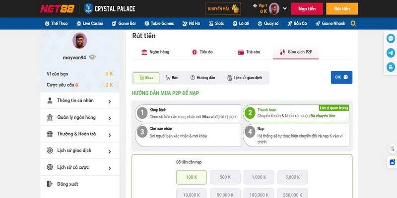Những ưu điểm nổi bật khi rút tiền Net88