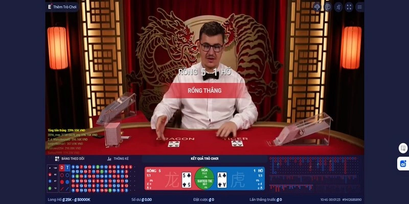 Casino Net88 – Thiên Đường Baccarat, Rồng Hổ, Poker, Sicbo 2 Rồng Hổ có cách chơi rất đơn giản